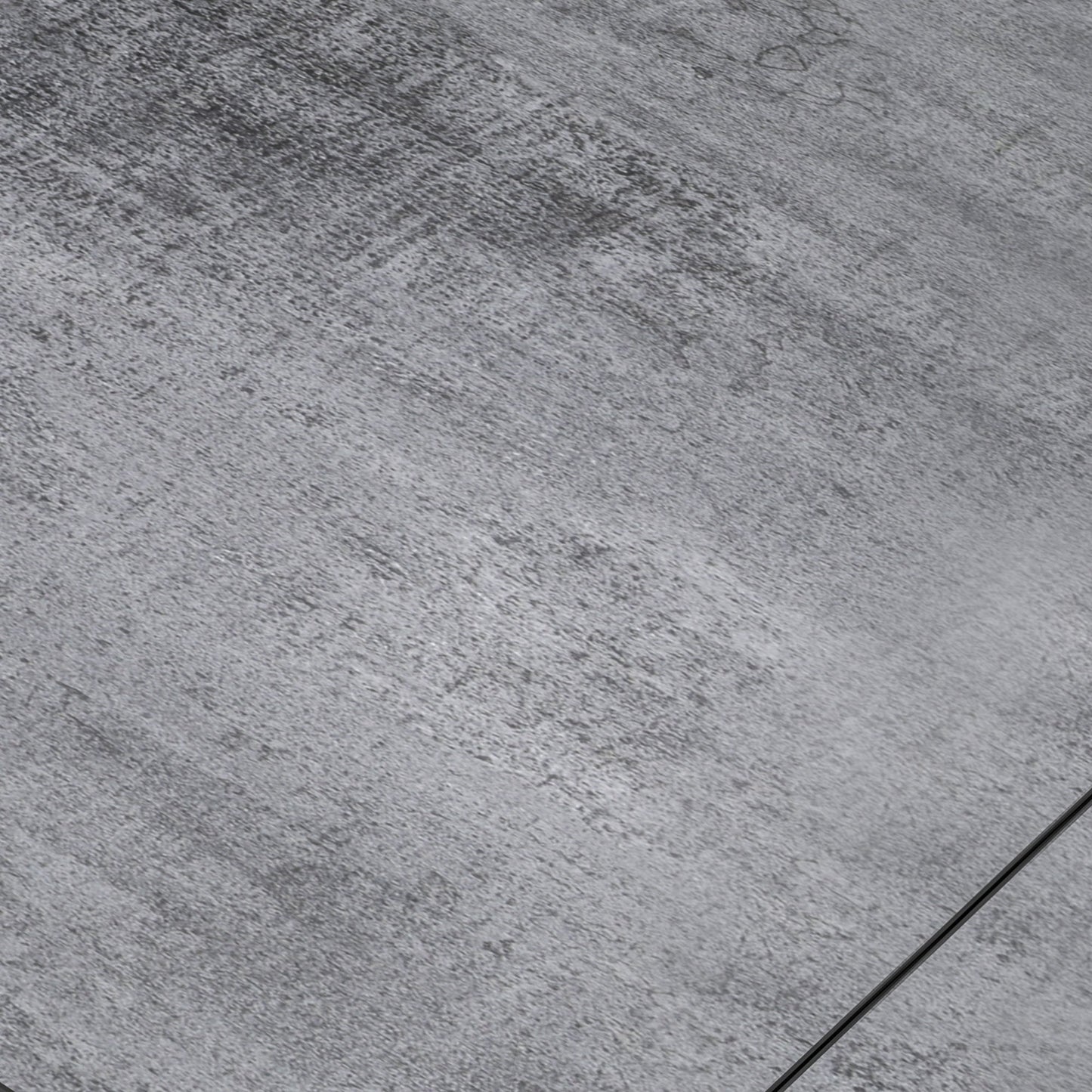 sunvivicollection Patio Dining Expandable Table, 59"- 75" Aluminum Outdoor Dining Table, Rectangular Patio Table with Adjustable Feet, Metal Outdoor Table for 4-8 Person, Backyard Garden Porch Deck, Grey