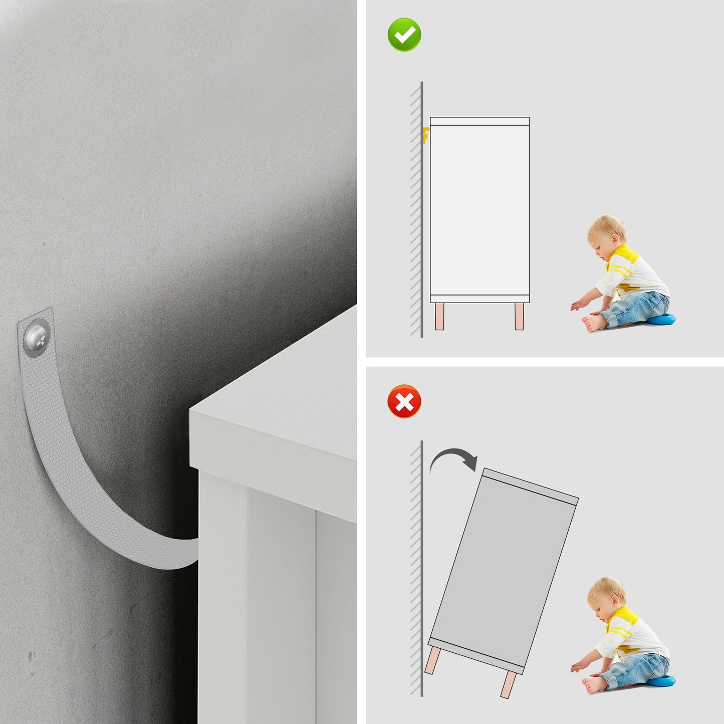 Royalcraft Dresser for Bedroom, Modern 5 Drawers Dresser with Silent Slide Drawers, Tall Chest of Drawers, Wood Storage Cabinet Organizer for Living Room, Nursery, Hallway, Entryway