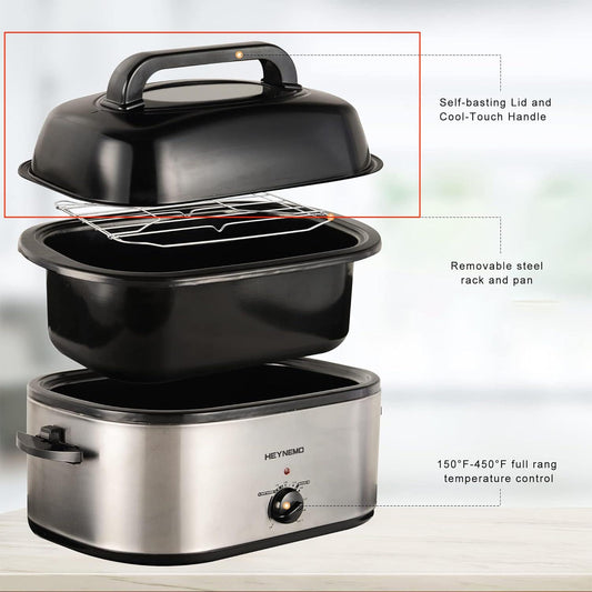 Sunvivi Electric Roaster Lid