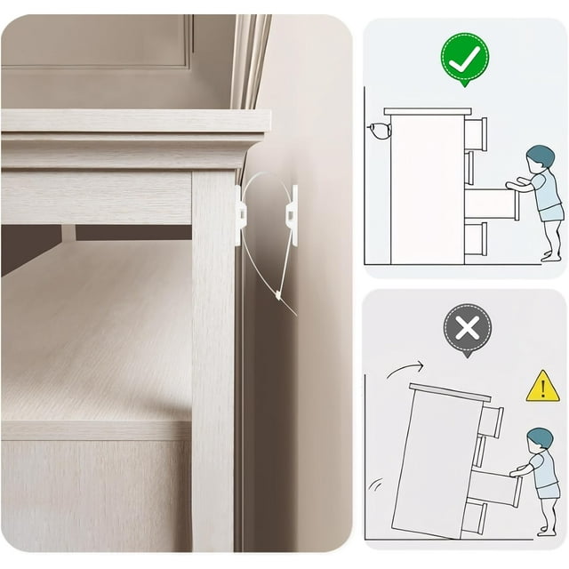 Royalcraft Farmhouse Rattan Storage Cabinet, Boho Sideboard Cabinet with Doors & Drawers, Buffet Cabinet with Adjustable Shelves, Accent Cabinet for Kitchen, Dining Room, Living Room, Grayish White