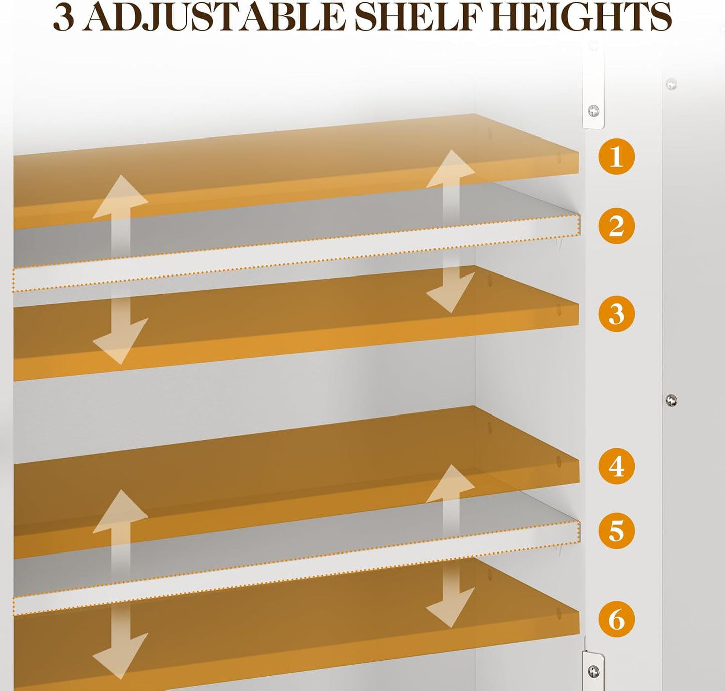 Superjoe Bathroom Medicine Cabinet with Mirror, Vanity Wall Mounted Storage Cabinet with Adjustable Shelves and Towel Bar, Hanging Wall Cabinet for Bathroom, Laundry, Living Room, White