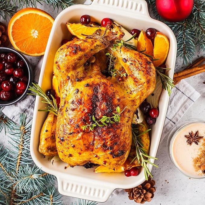 Superjoe 8-Quart Roaster Oven with Self-Basting Lid, Electric Turkey Roaster Oven with Removable Pan and Rack, Stainless Steel, Black