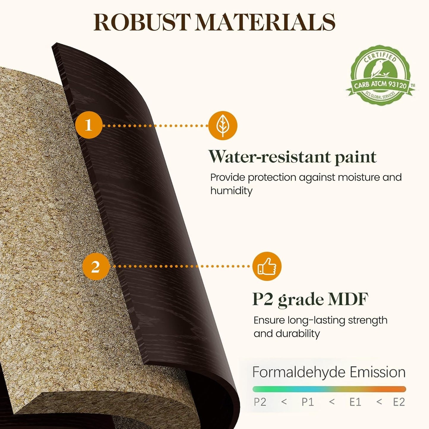 Superjoe Bathroom Medicine Cabinet with Mirror, Vanity Wall Mounted Storage Cabinet with Adjustable Shelves and Towel Bar, Hanging Wall Cabinet for Bathroom, Laundry, Living Room, Brown