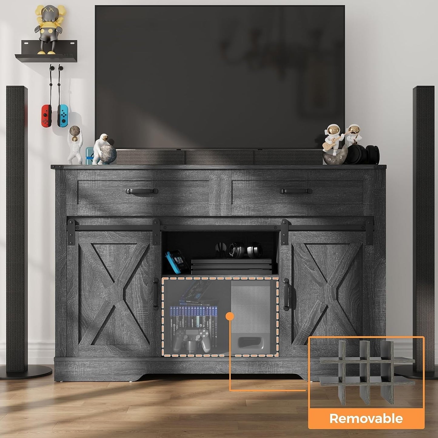 Royalcraft Farmhouse Coffee Bar Cabinet