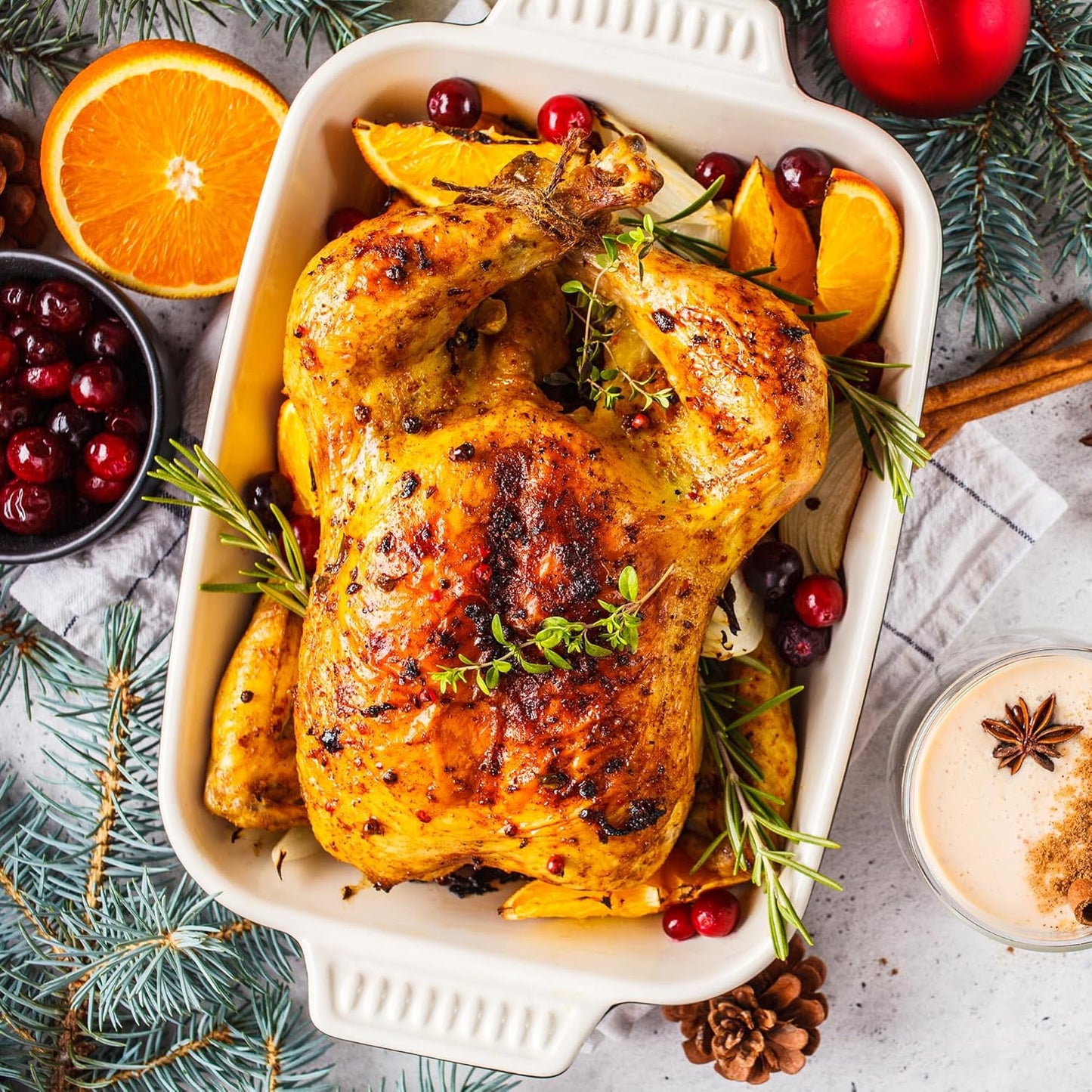 Superjoe 18QT Roaster Oven, Electric Roaster Oven with Viewing Lid, Turkey Roaster with Unique Defrost/Warm Function, Large Roaster with Removable Pan & Rack, Stainless Steel, Black